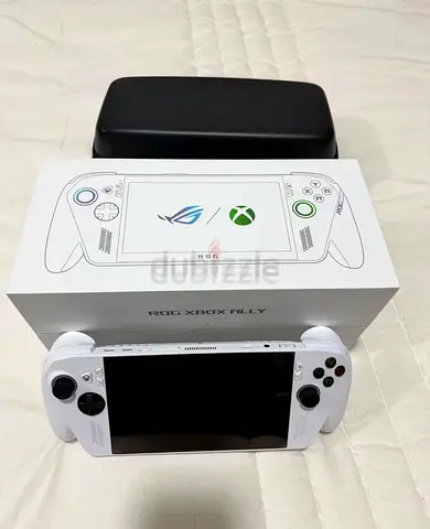 ASUS ROG Ally (Xbox-ready) handheld console with original box — white with case, screen protector