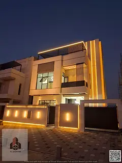Modern 5-bedroom villa in Al-Haliou 1 area, all fees included, negotiable. Golden residency availabl