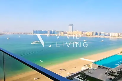 Luxury 2BR | Palm and Marina Views | Private Beach