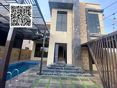 Annual Villa for Rent – Al Alia, Ajman A spacious furnished villa with an annex and covered swimmi