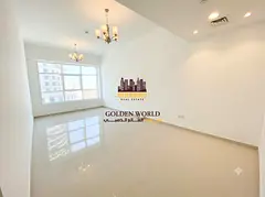 2BR apartment in Al Majaz 3, Sharjah, with free central AC, 2 master bedrooms, balcony, pool, parkin