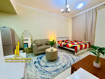 Luxury second-occupancy studio with separate kitchen and open view. Fully furnished. ✨ Ajman, Al R