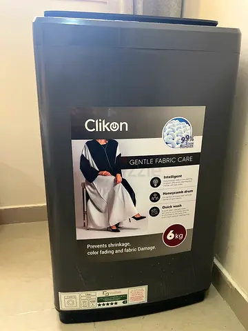 Clikon 6kg Top Load Washing Machine - Good Working Condition