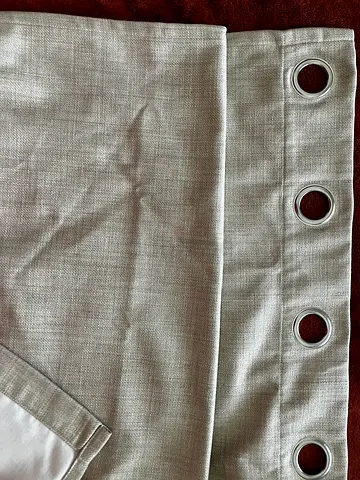 Beige lined Curtains set (brand new)