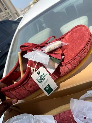 Clarks Originals Wallabee Burgundy Combi – Brand New