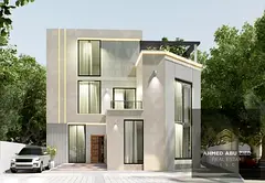 Residential investment land for villas for sale in Al Zahya, Ajman - corner of 2 streets, area, 4,00