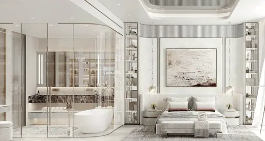 Luxury living / First row /high floor / pool view / fully furnished / top developer