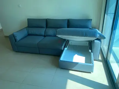 Ikea Eskelstuna L shape sofa bed Dark gray