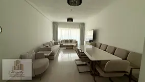 For rent: Furnished apartment in Sharjah, Al Majaz 3 It has 3 rooms and a living room, including a m