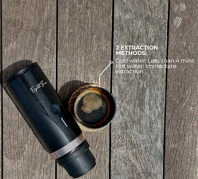 Portable Electric Coffee & Espresso Brewer - Compact Travel Coffee Maker