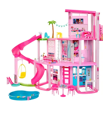 MUST GO. Large Pink Barbie Dollhouse - NO FURNITURE OR ACCESSORIES