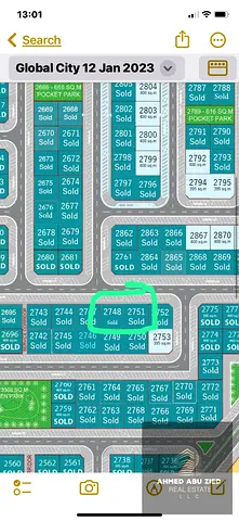 Two investment plots for sale in Al Alia Ajman, total area 800 sqm, G+4 building permit, near Tiger Project and main roads, asking AED 3.5M