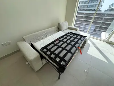 Ikea Vimle L shape sofa bed with mattress