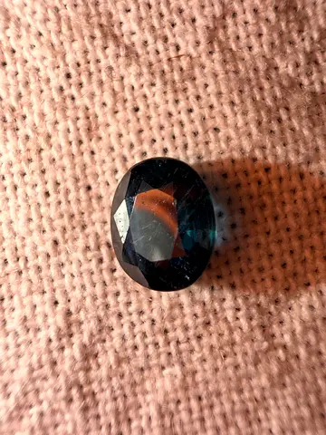 Natural blue sapphire untreated with certificate