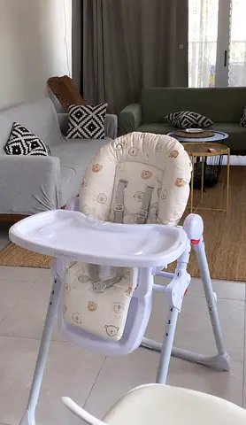 Mothercare Baby High Chair with Bear Print Pad
