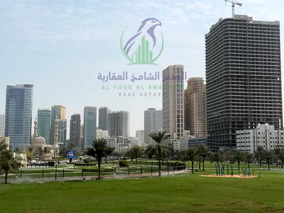 3-Bedroom Apartment for Rent in Al Majaz 2 – Maid’s Room, Laundry Room, Storage, Free AC, Gym & Swimming Pool Access.