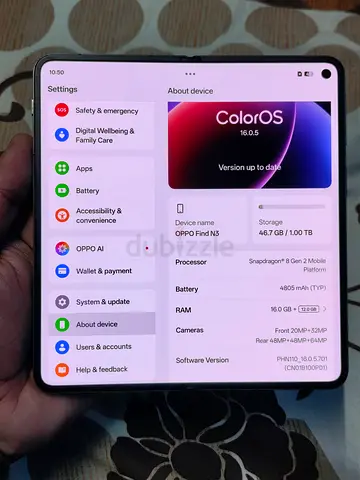 Oppo Find N3 Fold 1TB