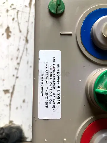Heavy Duty Tubular Solar Batteries - 2V 600Ah (2 Sets / 24 pcs Available for 24V/48V Systems)