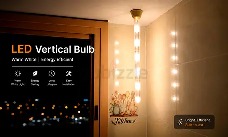 E27 Vintage LED Lamp long 590mm