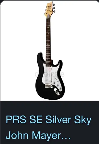PRS SE JOHN MAYER Silver Sky style electric guitar - black. GREAT CONDITION