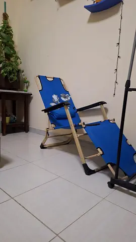 blue folding lounge/beach chairs - good condition