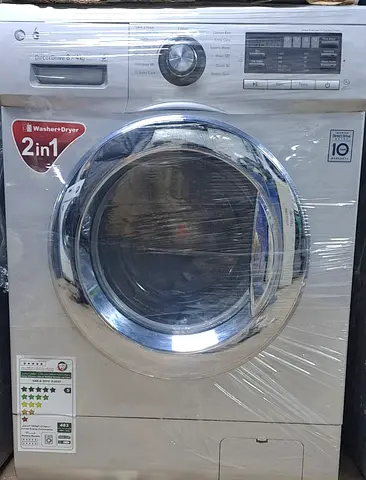 LG 2-in-1 Front Load Washer Dryer (Silver) - 1 month warranty