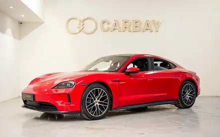 AED 5013 PM | PORSCHE TAYCAN 2025 | UNDER PORSCHE WARRANTY JULY 2026 | PRISTINE CONDITION | GCC