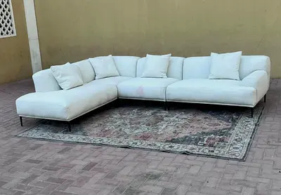 Perfect condition The loom collection Feather filled L Shape Sofa