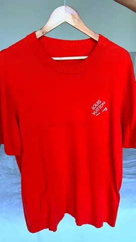 LV T-Shirts in orange / black / off cream white