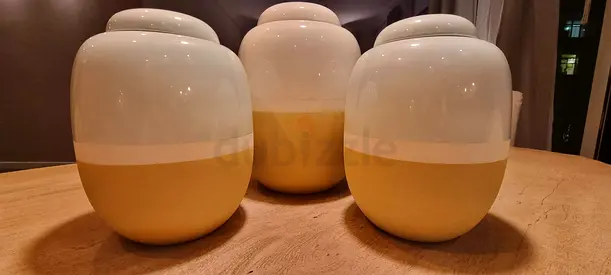 Set of 3 Ceramic Storage Jars
