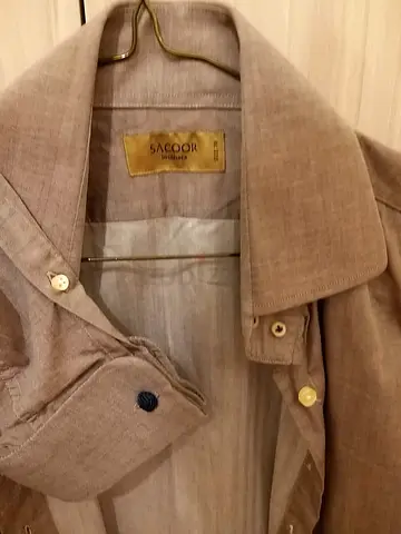 Business style ladies brown shirt Sacoor Br