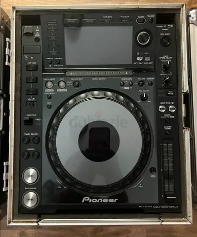 Pioneer CDJ-2000 Nexus Professional DJ Players both in Flight Cases