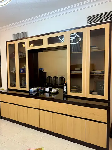 Large Wall Display Cabinet / Wall Unit