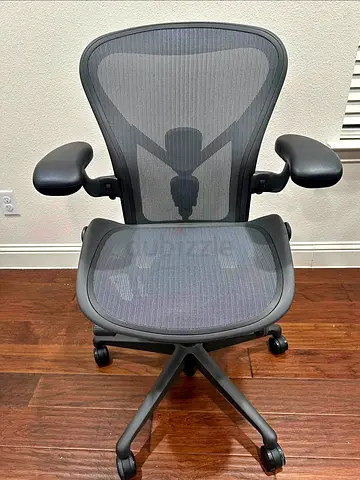 Free Delivery- Herman Miller Aeron Style Ergonomic Mesh Office Chair - Size C, Grey