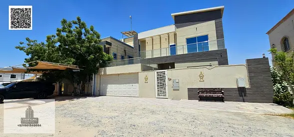 للبيع فيلا بعجمان الياسمين الفيلا جاهزه للسكن مع الكهرباء والمكيفات5غرف ماستر مجلس وصالة وغرفة خدامة تمليك حر لجميع الجنسيات وأمكانية التمويل البنكي