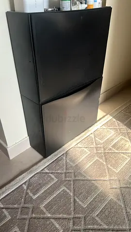 Compact black shoe rack — good working condition