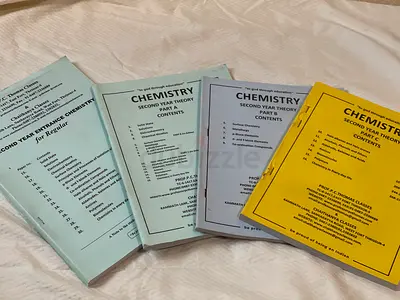 P.C Thomas Chaithanya Set of 4 Second Year Chemistry Theory books