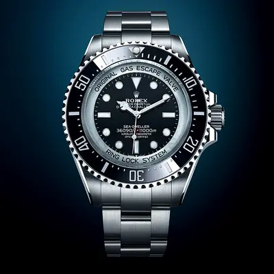 Rolex Sea-Dweller style men's stainless steel watch