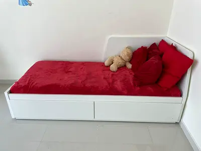 Ikea bed Flekke day bed mattress