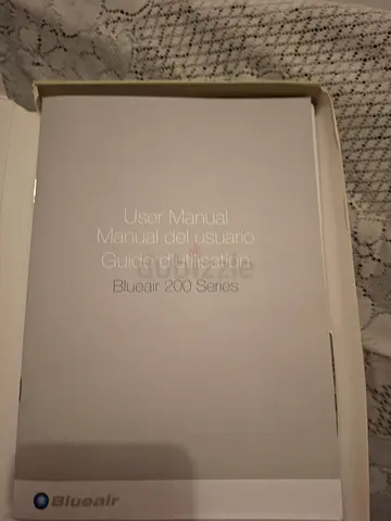 Blueair 200 Series User Manual (Original) - Like New
