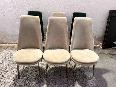 Low back west elm dining chairs