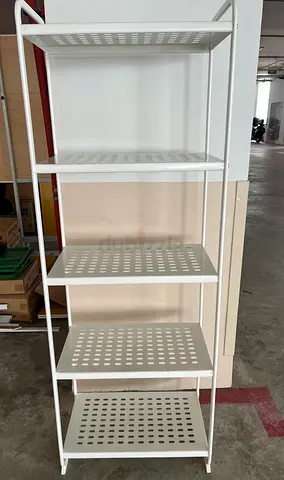 IKEA MULIG 5-Tier Metal Shelving Unit – White