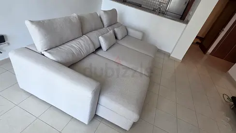 Almost brand new Condition Ikea _ eskelstuna Sofa Bed with Storage beige