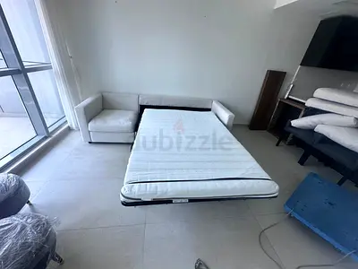 Excellent condition IKEA vimle three seater sofa bed with mattresses