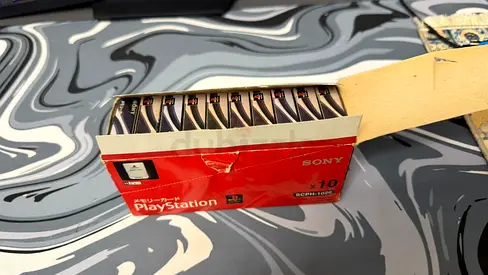 Japanese Sony PlayStation 1 memory cards