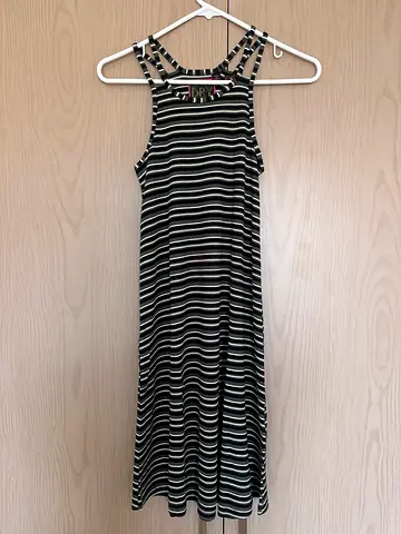 Superdry striped sleeveless dress - size UK8