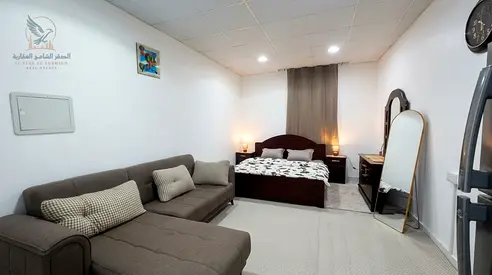 A great opportunity to rent a furnished studio with clean and well-maintained furniture, located in a vibrant area on Sheikh Khalifa Street, close