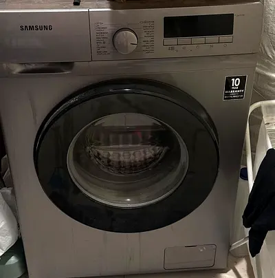 Samsung Front Load Washer - Silver, 7kg (Good Working Condition)