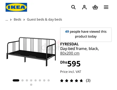 IKEA bed frame comes with **FREE MATTRESS*