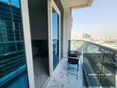 Fully Furnished Studio with Open View for Annual Rent in Al Waha Towers, Ajman